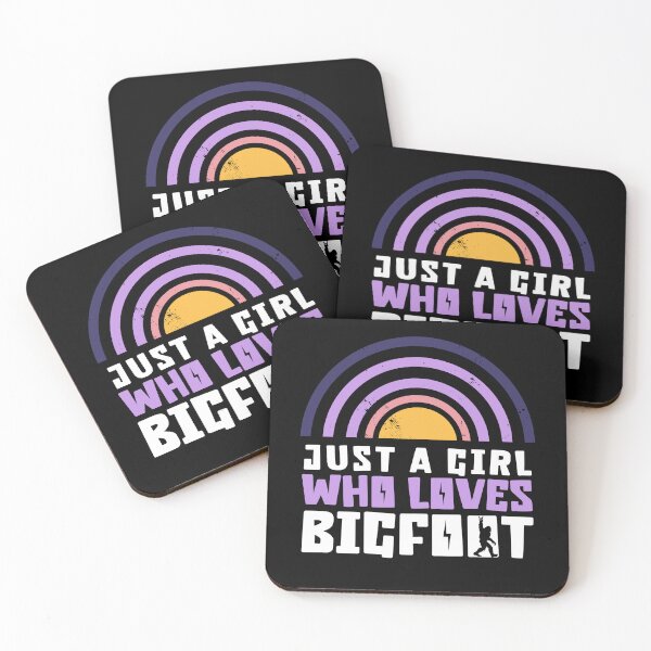 Item preview, Just a Girl Who loves Bigfoot, funny Bigfoot silhouette  designed and sold by Drzamag.