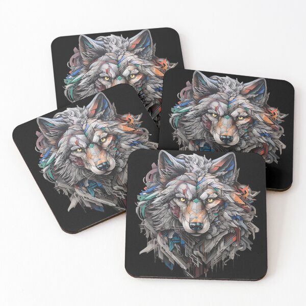 Item preview, Graffiti Style Gray Wolf | Wolf Lovers designed and sold by DarcoDesigns.