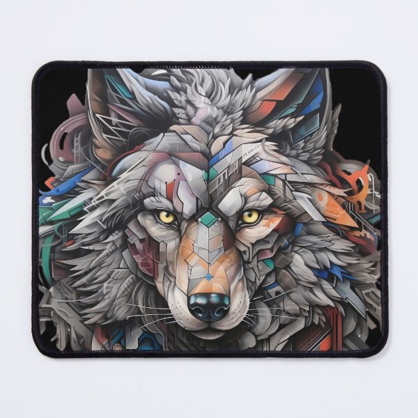 Item preview, Graffiti Style Gray Wolf | Wolf Lovers designed and sold by DarcoDesigns.