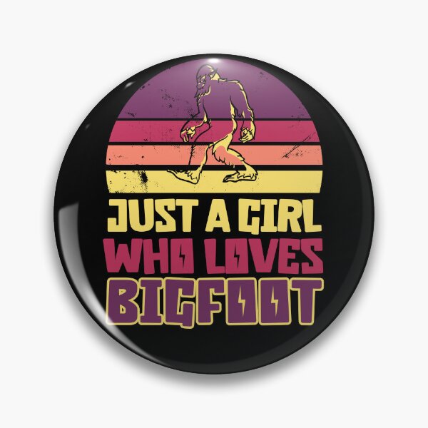 Item preview, Just a Girl Who loves Bigfoot, funny Bigfoot silhouette  designed and sold by Drzamag.