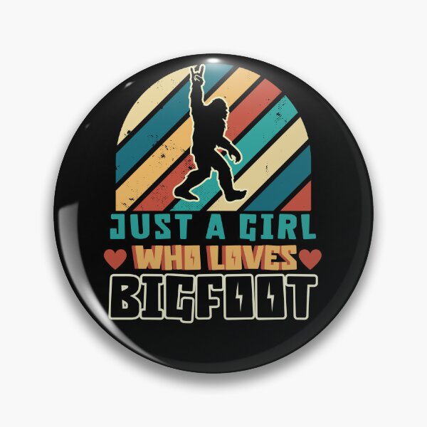 Item preview,  Just a Girl Who loves Bigfoot, funny Bigfoot silhouette  designed and sold by Drzamag.