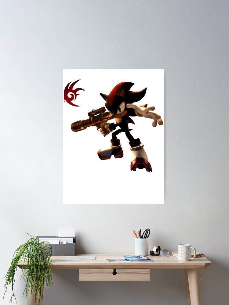 Shadow the hedgehog (12) Poster for Sale by CYBERLUST