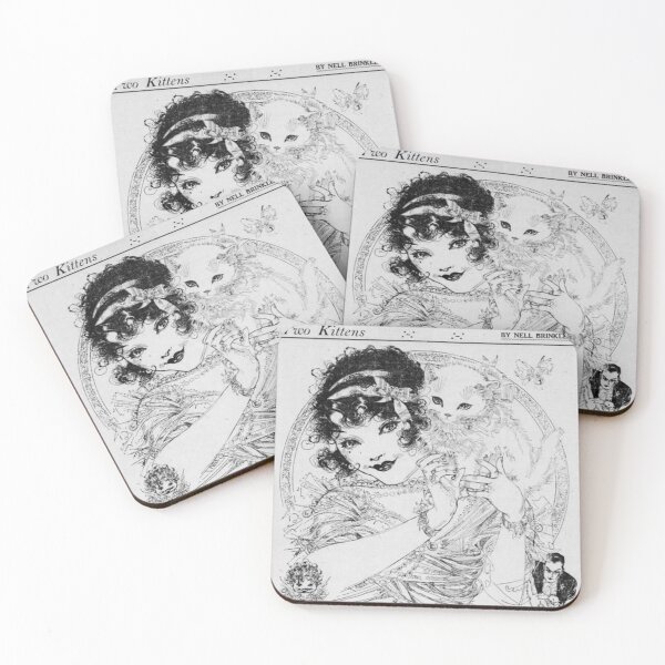 Item preview, VINTAGE "two kittens" designed and sold by rellyneve.