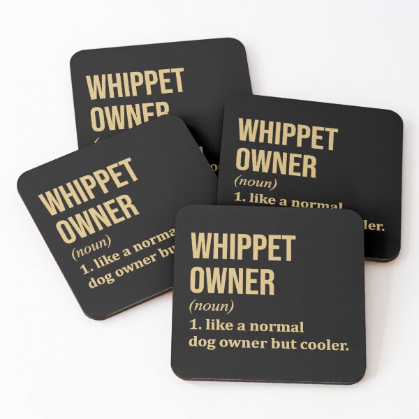 Item preview, Whippet Dog Owner Definition in Gold designed and sold by XCIV.