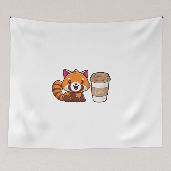 Item preview, red panda coffee  designed and sold by irosh madushan.