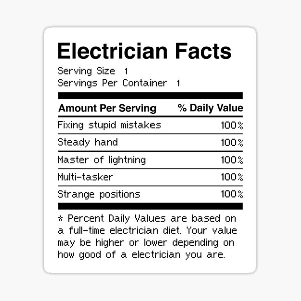 funny-electrician-facts-sticker-for-sale-by-ethandirks-redbubble