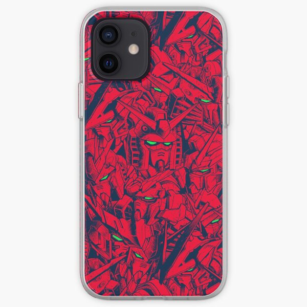 Gundam Camo Magenta iPhone Soft Case