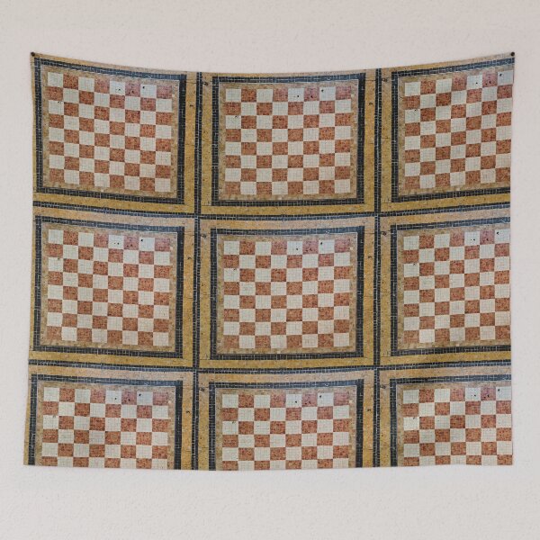 Item preview, 3d Rustic italian mosaic chess pattern seamless design  designed and sold by GeoffBeattie.