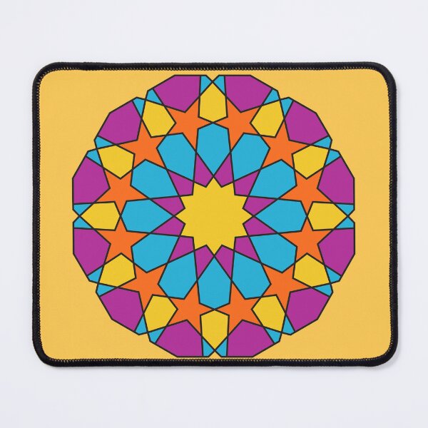 Item preview, Moroccan Mosaic pattern with African Fusion colors designed and sold by SalxSal.