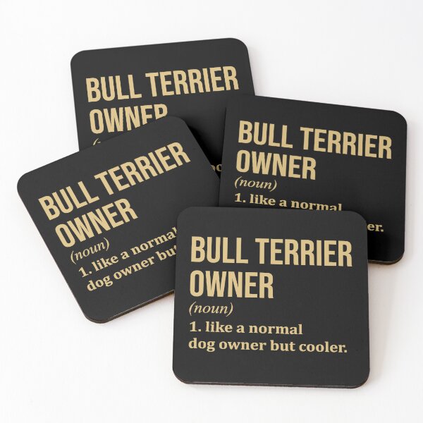 Item preview, Bull Terrier Dog Owner Definition in Gold designed and sold by XCIV.
