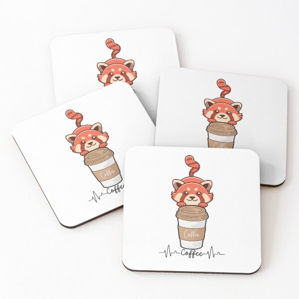 Item preview, red panda coffee drink designed and sold by irosh madushan.