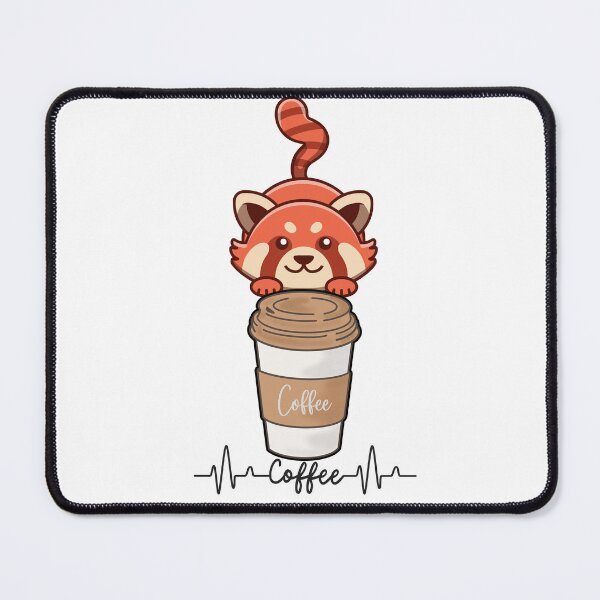 Item preview, red panda coffee drink designed and sold by irosh madushan.