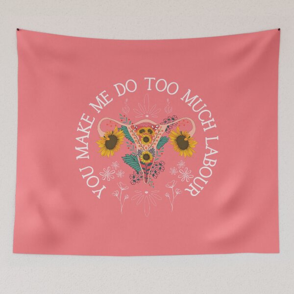 Item preview, You Make Me Do Too Much Labour Flower Lyrics Design designed and sold by doria-photos.