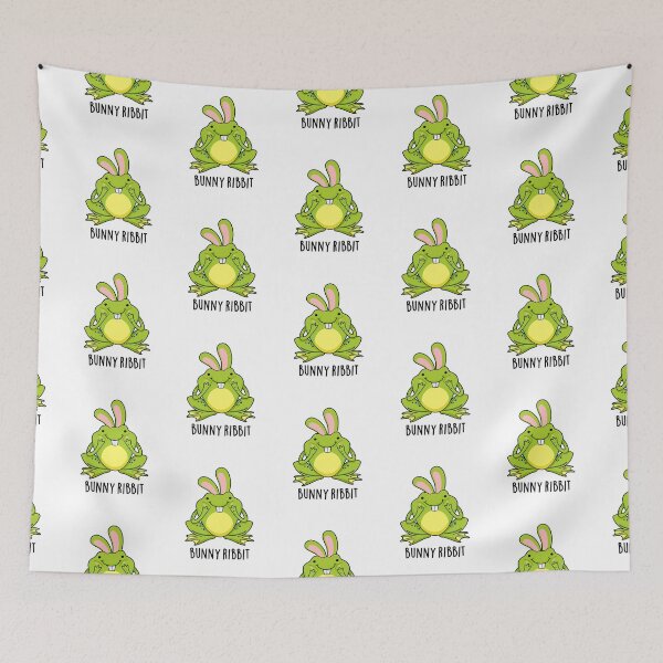 Item preview, Bunny Ribbit Rabbit Funny Frog Puns  designed and sold by punnybone.