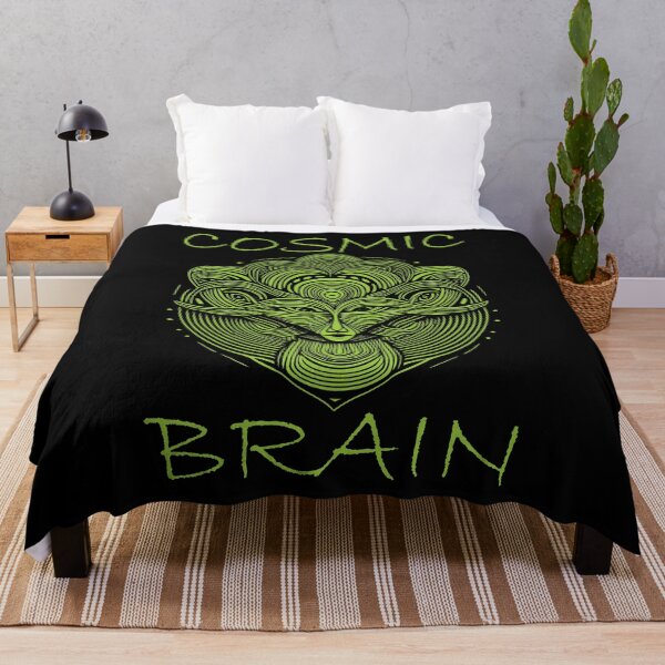 Aperçu de l'œuvre Cerveau Cosmique - Jaune-vert créée et vendue par Soulemotion.
