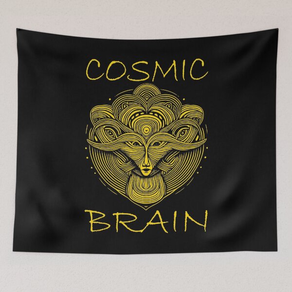 Item preview, Cosmic Brain - Gold designed and sold by Soulemotion.