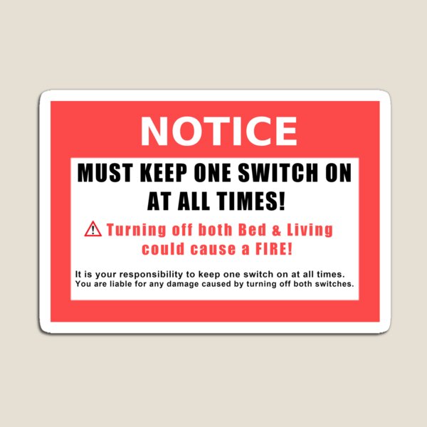 Item preview, warning sign designed and sold by developerfriday.