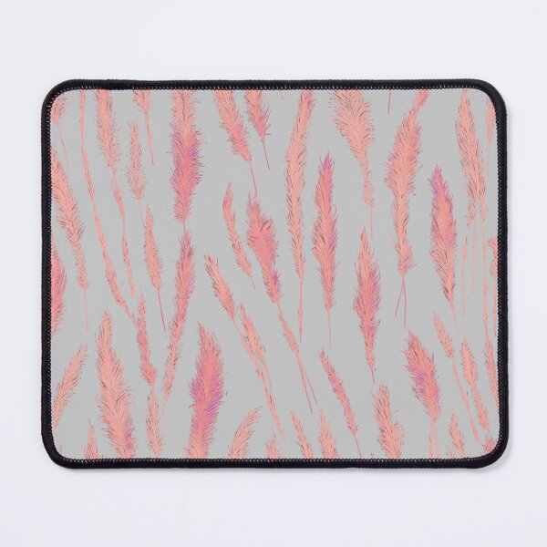 Item preview, Dusty Pink Wild Grasses on Light Gray Background designed and sold by Beachy.