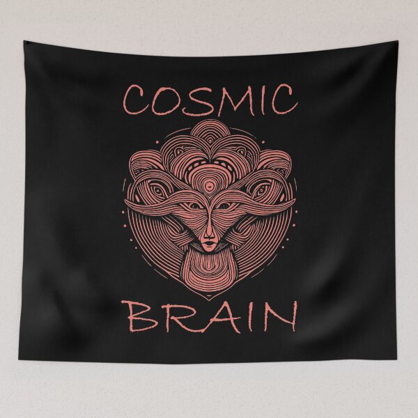 Item preview, Cosmic Brain - Salmon designed and sold by Soulemotion.