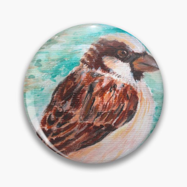 Artikelvorschau, Spatz-Acrylmalerei entworfen und verkauft von Krissys-Art.