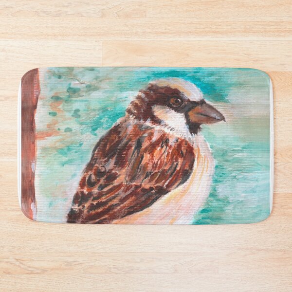 Item preview, Sparrow acryl painting  designed and sold by Krissys-Art.