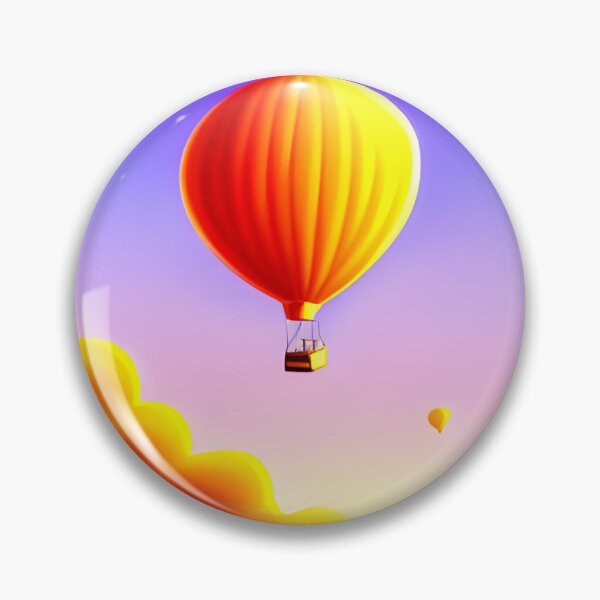 Item preview, A colorful hot air balloon soaring high above vast, rolling plains. designed and sold by Adventurous Apparel.