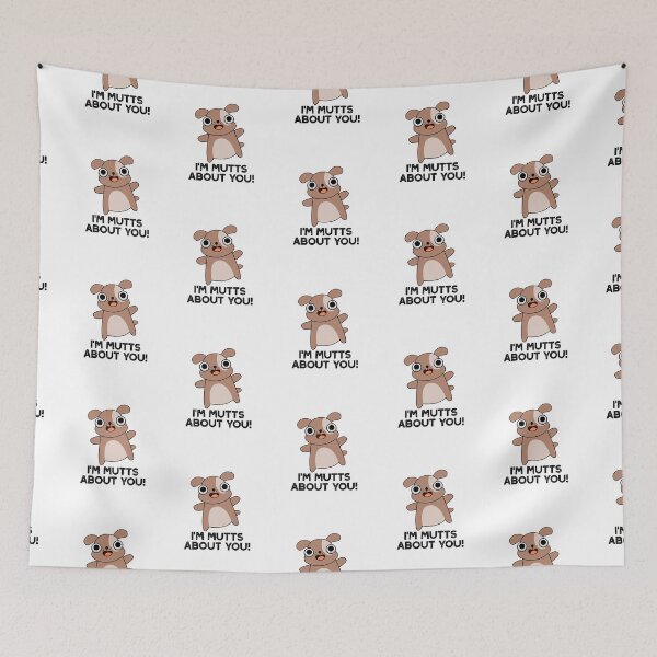 Item preview, I'm Mutts About You Funny Dog Puns  designed and sold by punnybone.