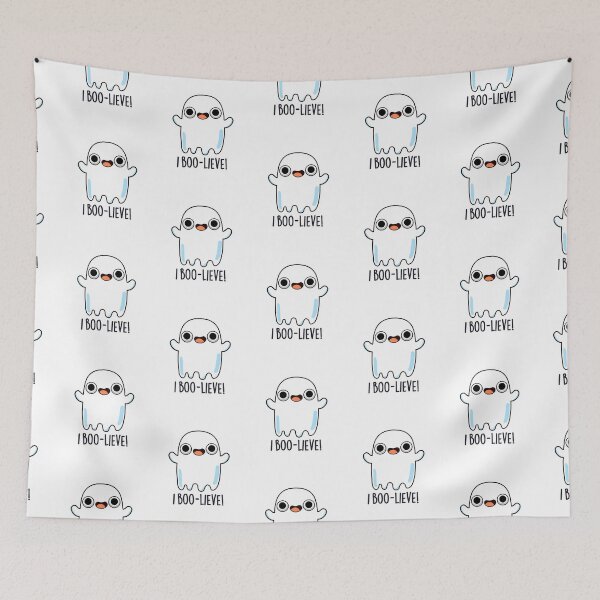 Item preview, I Boo-lieve Funny Positive Ghost Puns  designed and sold by punnybone.
