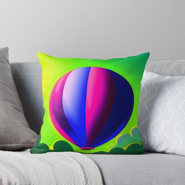 Item preview, A colorful hot air balloon soaring high above vast, rolling plains. designed and sold by Adventurous Apparel.