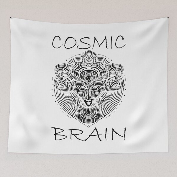 Item preview, Cosmic Brain - Black designed and sold by Soulemotion.