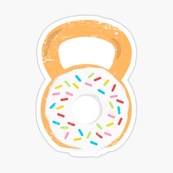 Artikel-Vorschau von Kettlebell Donut, lustige Donut Fitness und Gym Witz T-Shirt, designt und verkauft von 14thFloor.