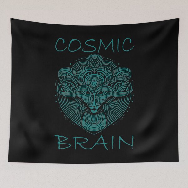 Item preview, Cosmic Brain - Teal designed and sold by Soulemotion.