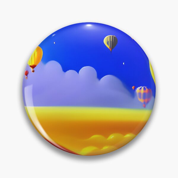 Item preview, A colorful hot air balloon soaring high above vast, rolling plains. designed and sold by Adventurous Apparel.