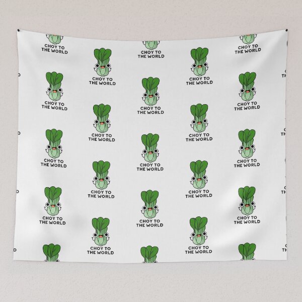 Item preview, Choy To The World Funny Bok Choy Puns  designed and sold by punnybone.