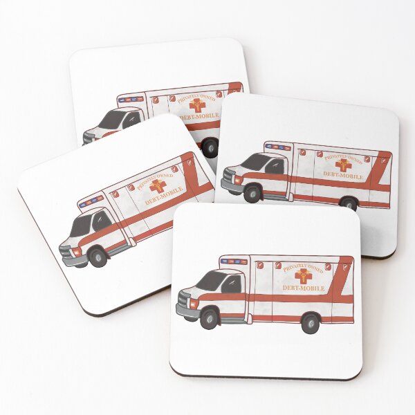 Item preview, Privately Owned Debt-Mobile - pro Universal Healthcare designed and sold by LateStageArt.