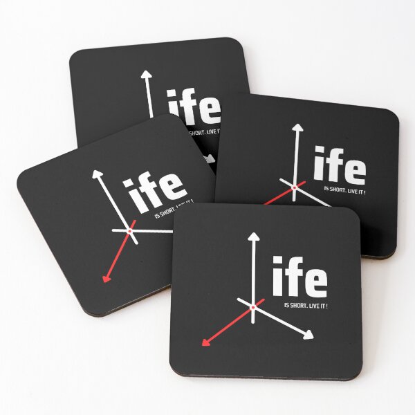 Item preview, Copy of Life is Short, Live it (Dark) designed and sold by Noxartech23.