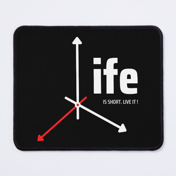 Item preview, Copy of Life is Short, Live it (Dark) designed and sold by Noxartech23.
