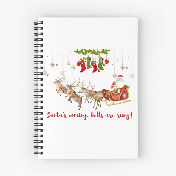 Item preview, Santa's coming, bells are rung! designed and sold by GoDelta.