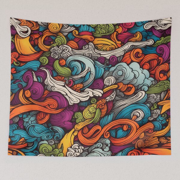 Item preview, Vibrant Renaissance: Doodle Homage Masterpiece designed and sold by LeonAndrewRazon.
