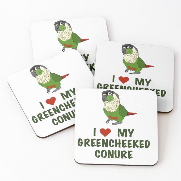 Item preview, I love my Greencheeked Conure ! designed and sold by Conuretopia.