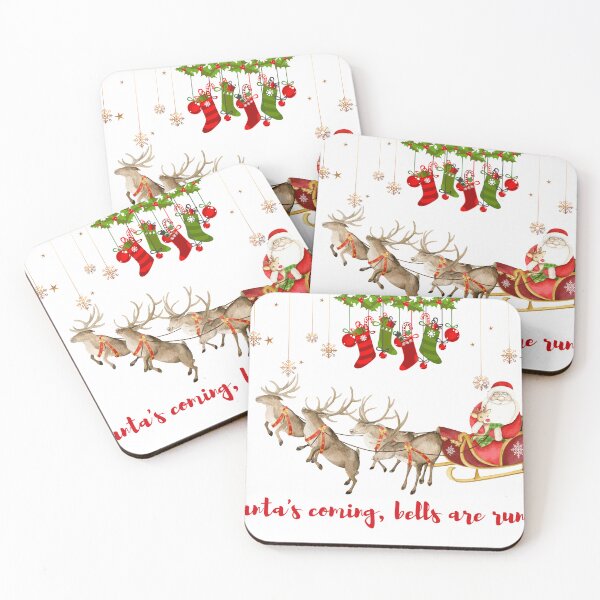 Item preview, Santa's coming, bells are rung! designed and sold by GoDelta.