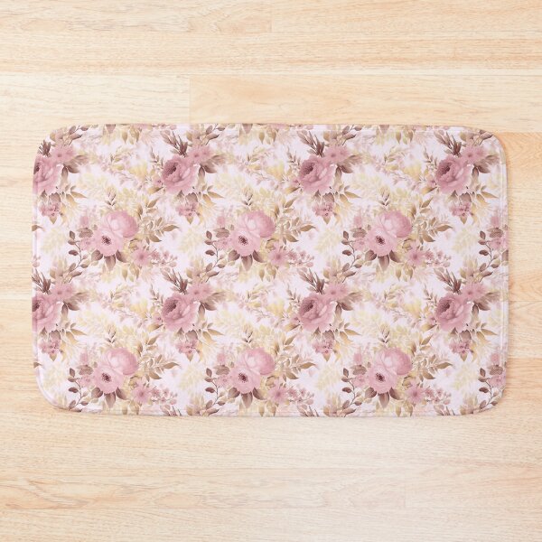 Item preview, Modern Elegant pink flowers Boho floral patterns  designed and sold by Mikkway.