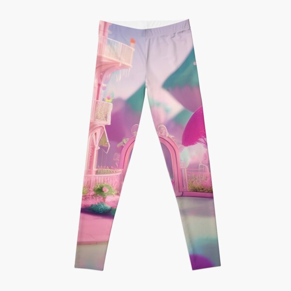 Desigual, Pants & Jumpsuits, Desigual Barbie Pink Neon Animal Print  Leggings Activewear Barbiecore Small