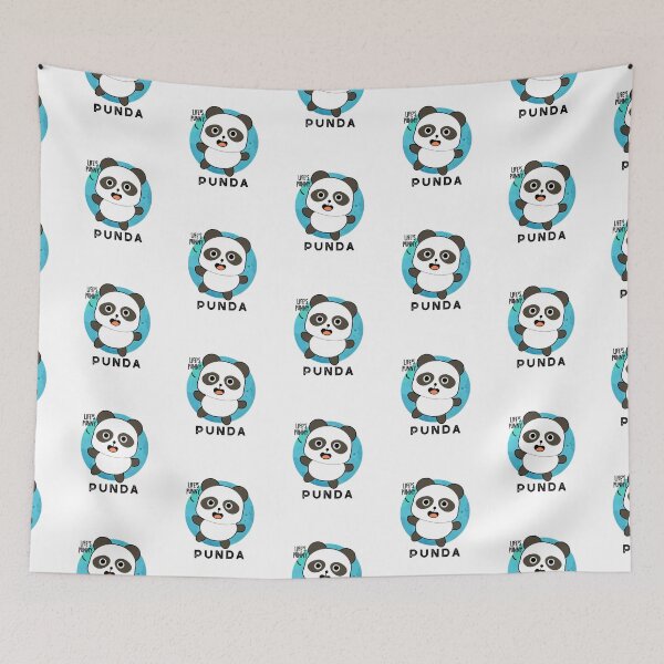 Item preview, Punda Funny Panda Puns  designed and sold by punnybone.