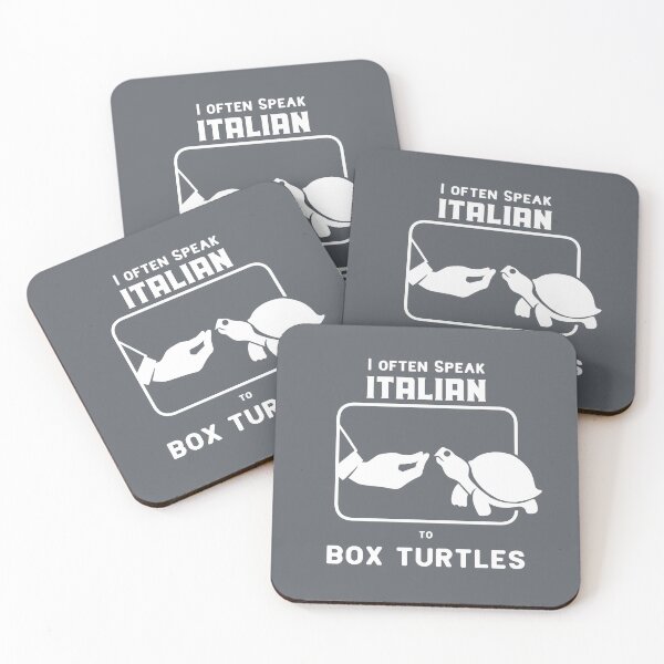 Item preview, Copy of Funny Italian hand gesture and a eastern box turtle with white ink designed and sold by martodesign.