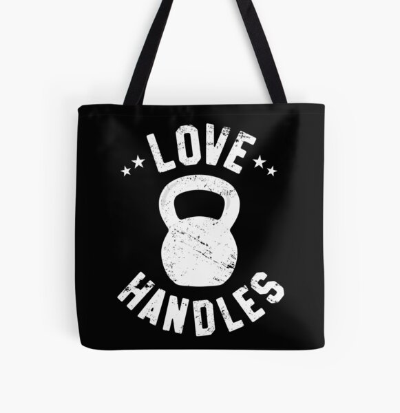 Swing Things In The Gym Funny Workout Kettlebell Tote Bag