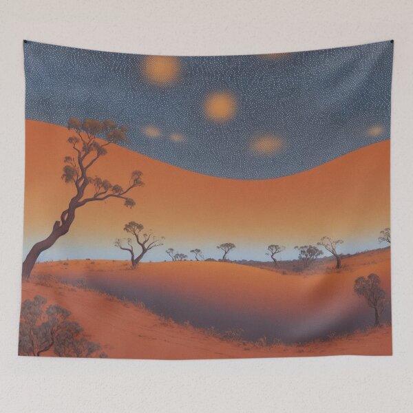 Item preview, Aussie Outback at night designed and sold by ElderWisdom.
