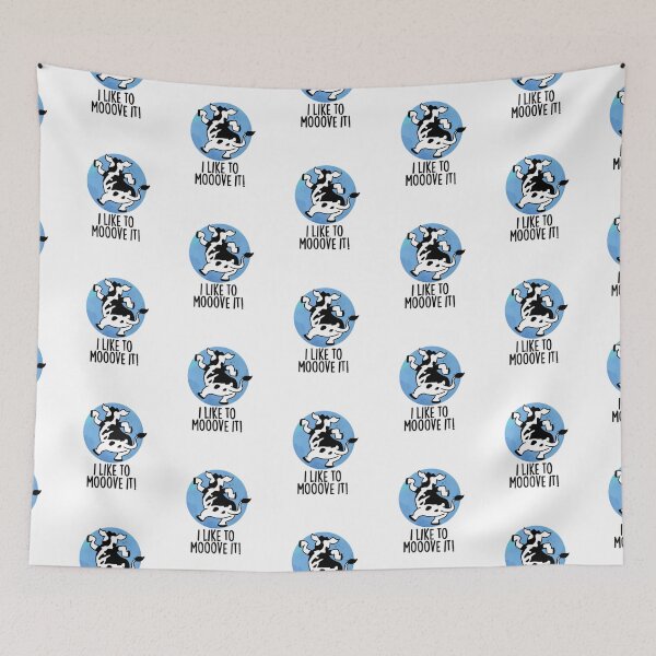 Item preview, I Like To Moove It Funny Cow Puns  designed and sold by punnybone.