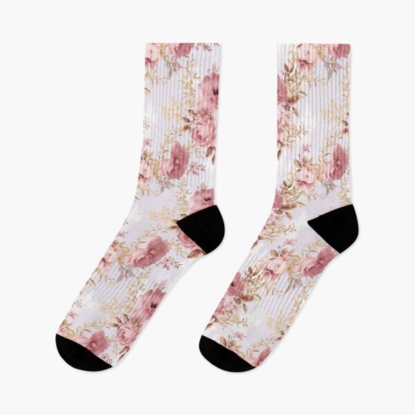 Item preview, Modern Elegant pink flowers Boho floral patterns  designed and sold by Mikkway.