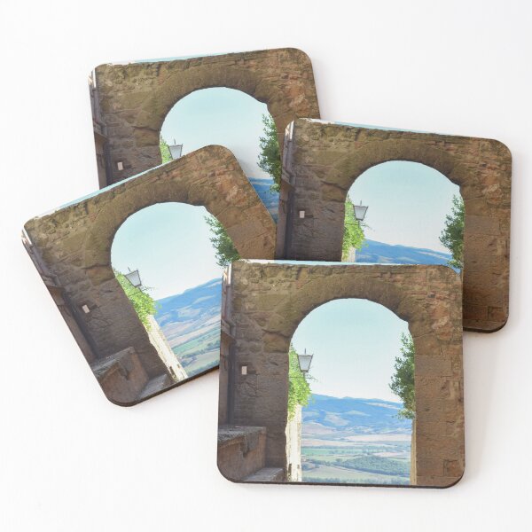 Item preview, View of Tuscan hills from Pienza designed and sold by Luke Farmer.